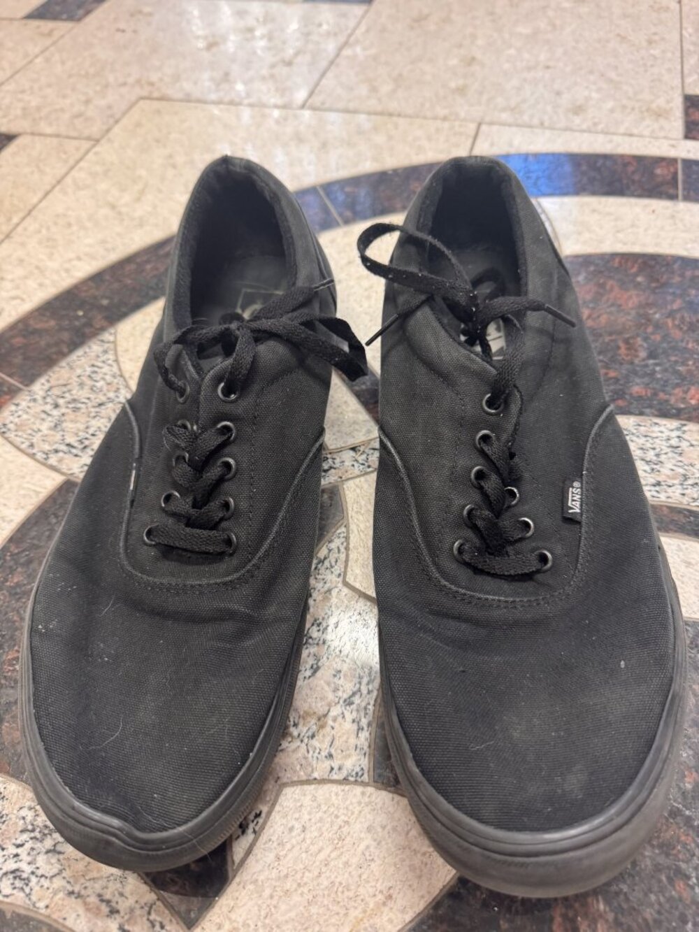 Vans Authentic All Black Canvas Size 14